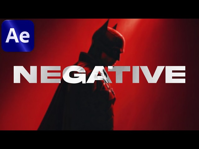 Create Negative Inverted Text In After Effects