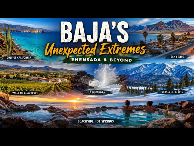 🌊 Baja's Unexpected Extremes | From Snow-Capped Mountains to Tropical Seas | Ensenada & Beyond