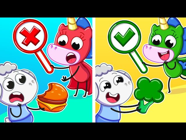 No Junk Food, Yes Healthy Food! | Learn Good Habits with Kids Superheroes & More Funny Cartoons