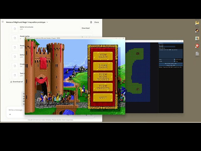 Tiles and Mine Carts: making a basic Map Editor | Rebuilding Heroes of Might & Magic 1 [Episode 105]
