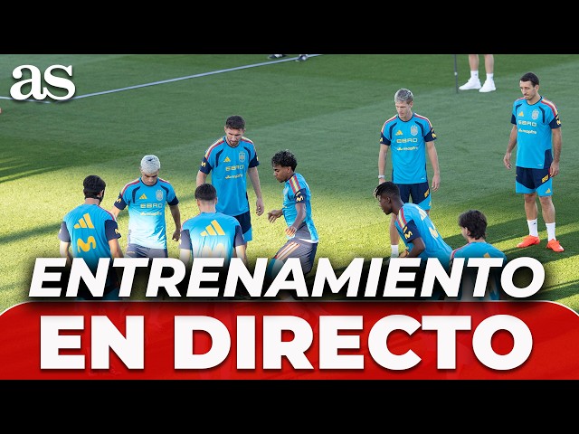 EN DIRECTO | ENTRENAMIENTO de ESPAÑA antes del partido ante INGLATERRA