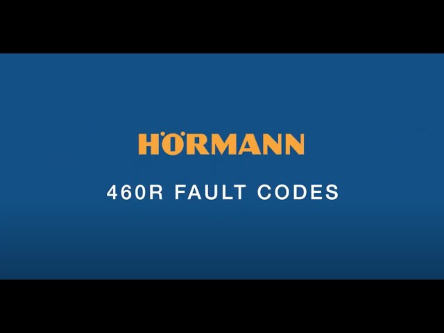 4) Fault finding: 460R