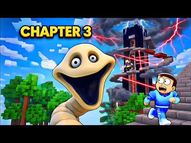 Roblox Climb Scary Worm Tower - Chapter 3 | Shiva and Kanzo Gameplay