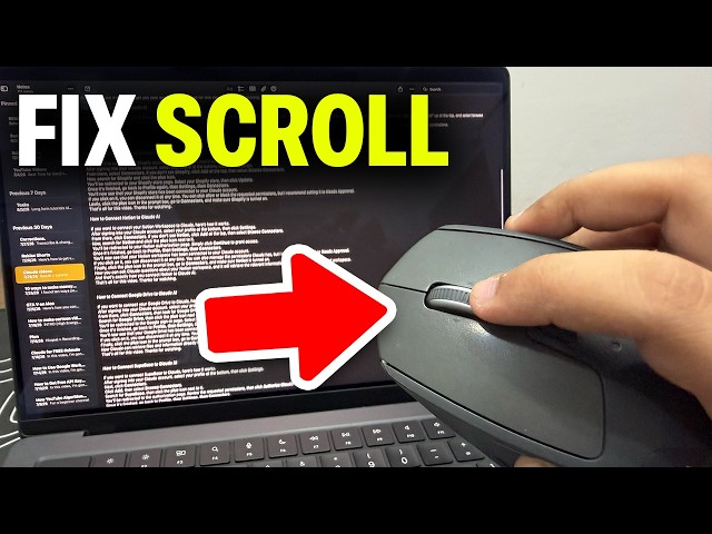How to Fix Mouse Scroll Wheel Going Up and Down