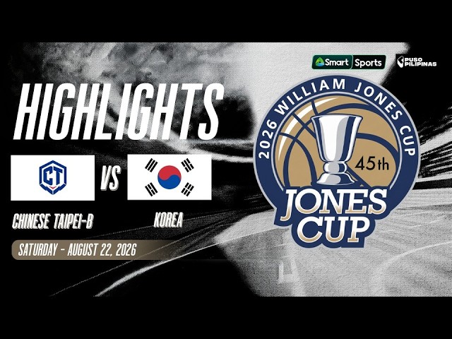 Highlights | Chinese Taipei Blue vs Korea | Semifinals | 45th William Jones Cup 2026