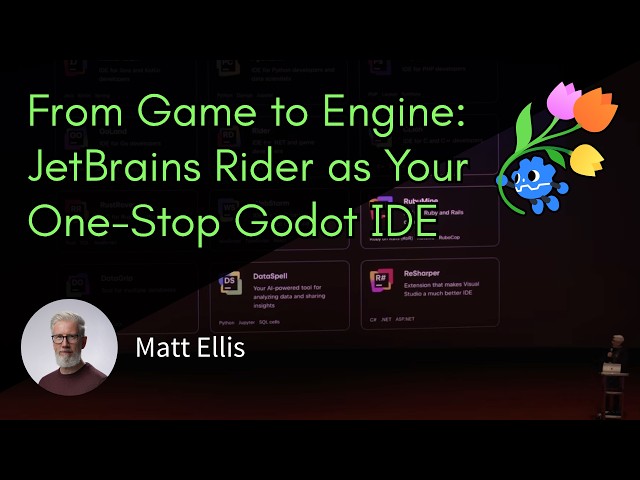 From Game to Engine: JetBrains Rider as Your One-Stop Godot IDE – Matt Ellis – GodotCon 2026