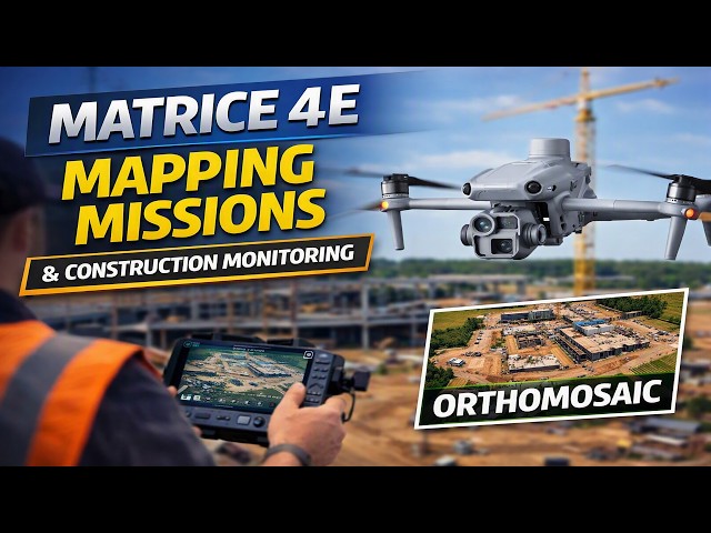 Matrice 4E Orthomosaic Workflow (Construction Progress Monitoring)