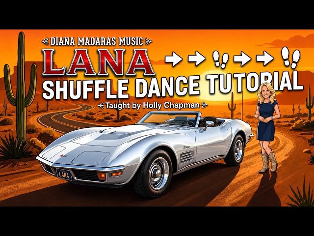 Lana Shuffle Line Dance Tutorial | “Lana” by Diana Madaras