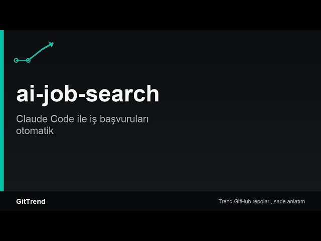 Github 2026: AI Job Search: Automate Your Applications with Claude Code