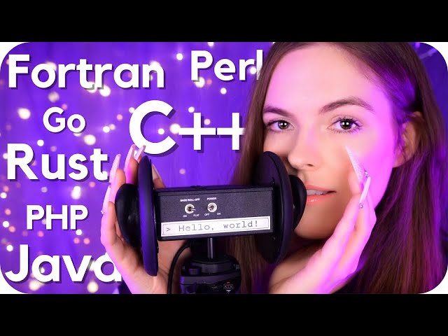 ASMR 3Dio Deep Ear Whisper ♥ Random Facts About Programming 🖥️
