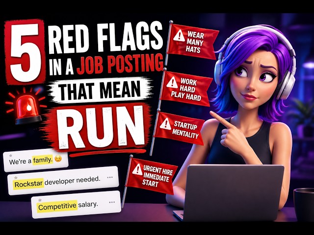 5 Red Flags in a Job Posting That Mean Run