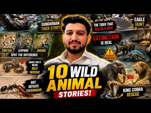 10 Incredible Wildlife Stories & Animal Encounters | Python vs Deer, King Cobra Rescue & More