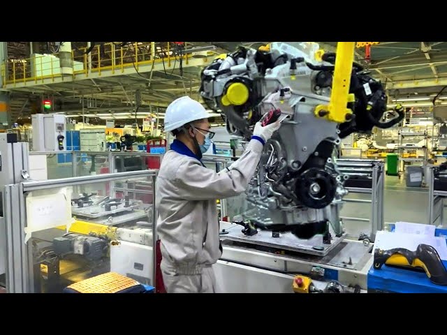 Full Process: Volkswagen 1.5T Turbo Engine Assembly Line