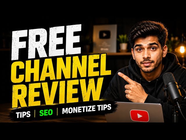 LIVE 🔴 Free Channel Review | Thumbnail SEO Monetization Tips