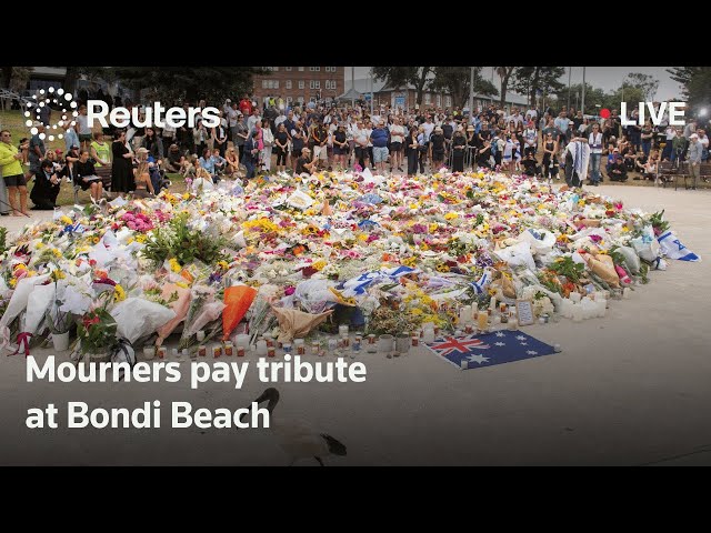 LIVE: Mourners pay tribute at Bondi Beach | REUTERS