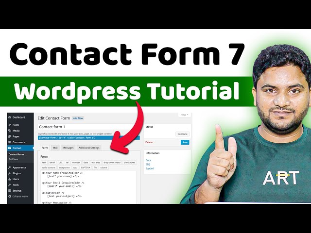 Contact Form 7 Wordpress Tutorial