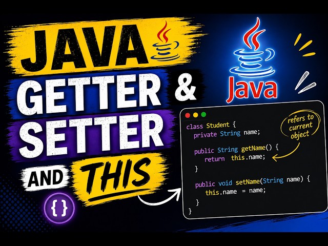 Oops with java for beginners||Getter||Setter||this keyword in Java