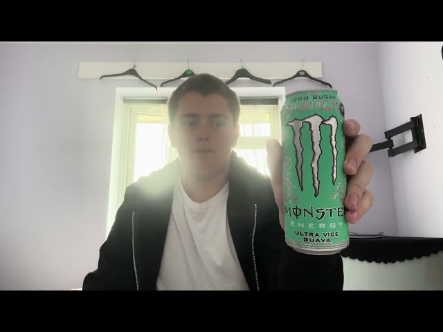 Energy drink review: trying monster ultra vice guava 