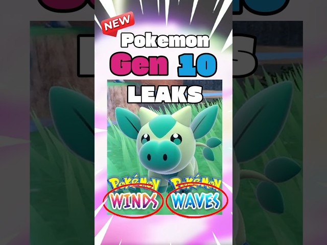 NEW Pokemon Gen 10 LEAKS! #pokemon #pokemoncommunity