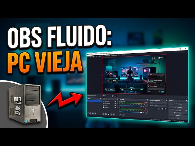 How to set up OBS for STREAMING on a low-end PC ❌ STREAM without LAG on your PC