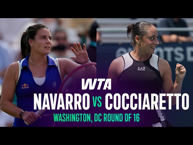 Emma Navarro vs. Elisabetta Cocciaretto | 2026 Washington, DC Round of 16 | WTA Match Highlights