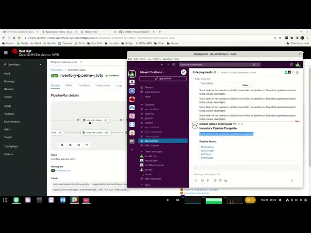 Automated + secure CI/CD with Red Hat OpenShift on AWS (ROSA) and Advanced Cluster Security(ACS)