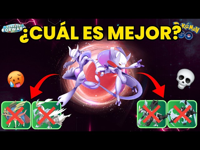 🔥MEGA MEWTWO X or Y! Which one DESTROYS MORE in Pokémon GO?😈