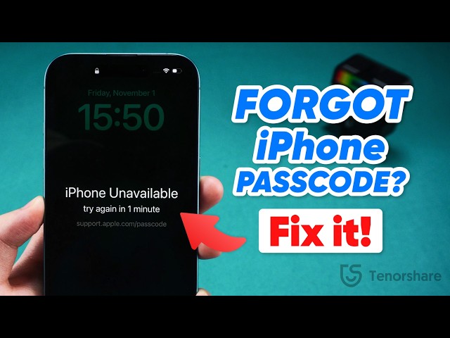 Forgot Your iPhone Passcode? 5 Ways to Help You Fix It Fast!