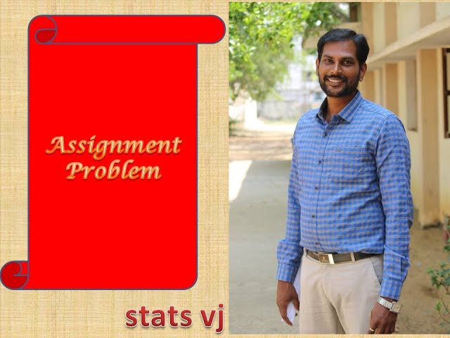 Assignment problem| Assignment|LPP|