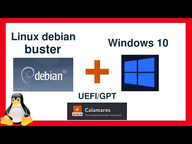 Cómo Instalar LINUX DEBIAN 10 BUSTER junto a WINDOWS 10 ║ UEFI/GPT [V023]