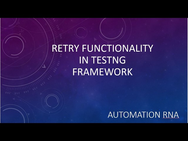 IRetryAnalyzer in TestNG Framework | Selenium + TestNG+ Java + Maven