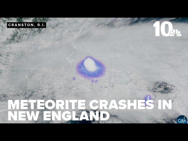 Expert talks about meteorite that crashed to Earth near New England