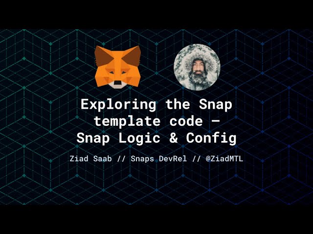 Exploring the Snaps Template Code – Snap Logic & Config