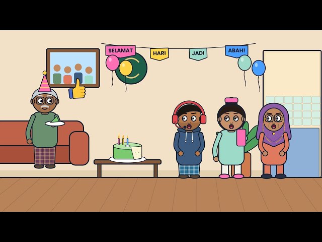 Rumah Mak Yam Ep 5: Surprise 🎂 | Planning Abah's birthday in a secret group chat