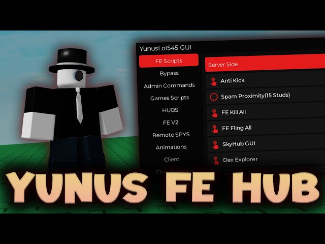 Yunas FE Script Hub - ROBLOX EXPLOITING