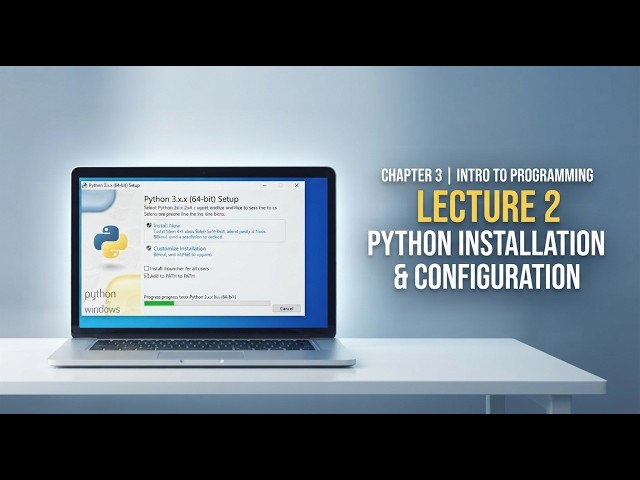 How to Install Python & Setup Environment | Class 10 Computer Chapter 3 Practical(New Book)
