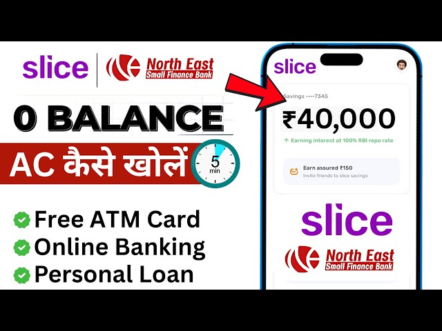 Slice Bank Account Opening | Slice Savings Account | Slice Account Opening | Zero Balance Account