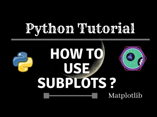 How to properly use subplots in python  with matplotlib?