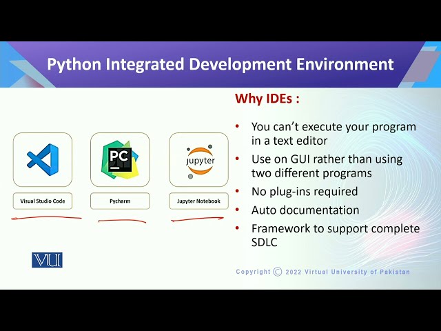 Python Development Environment: IDE/IDLE | Introduction to Data Science | CS442_Topic065