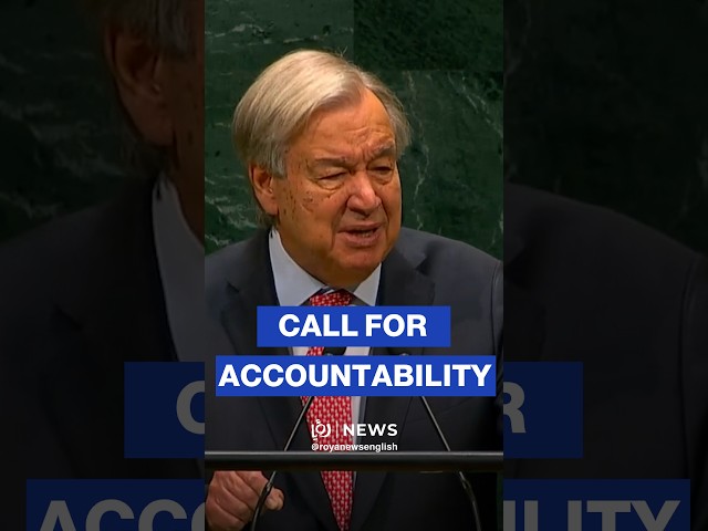 UN chief calls for accountability and protection of civilians without double standards