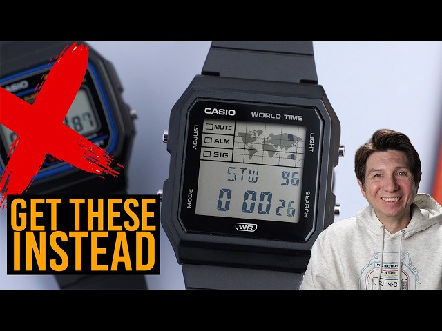 Deja de comprar el Casio F-91W (Consigue estos en su lugar)