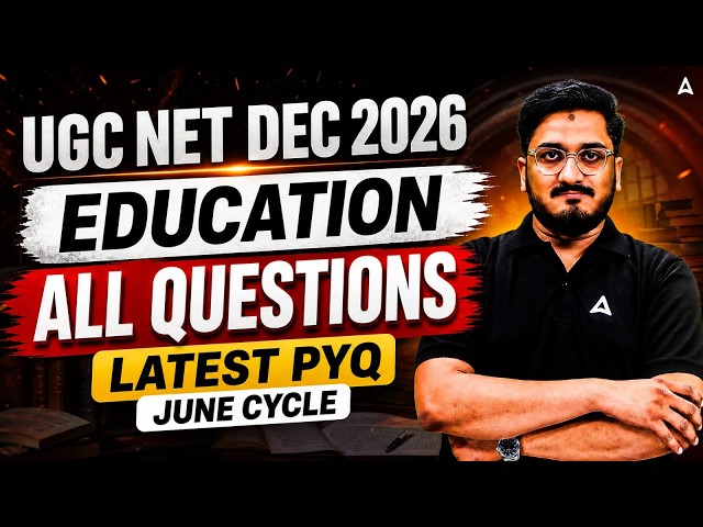 UGC NET Education Paper 2 | UGC NET Education Most Important PYQs By Masroor Sir