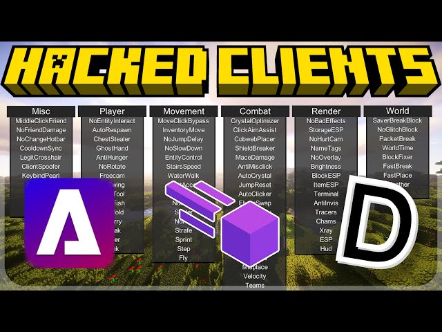 Top 3 BEST Minecraft Hacked Clients in 2025 [FREE]