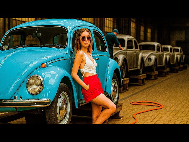 How the AMAZING Volkswagen Beetle Was Built In Their ICONIC 1970s Factory