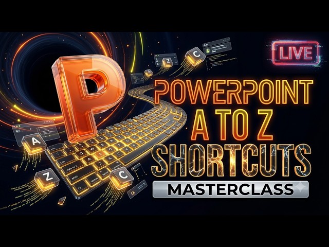 Complete A to Z PowerPoint Keyboard Shortcuts Masterclass