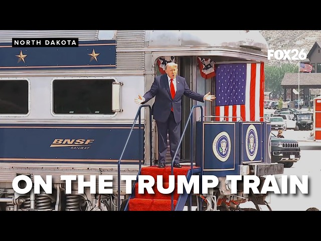 President Trump arrives in Medora, ND on the Freedom 250 Train