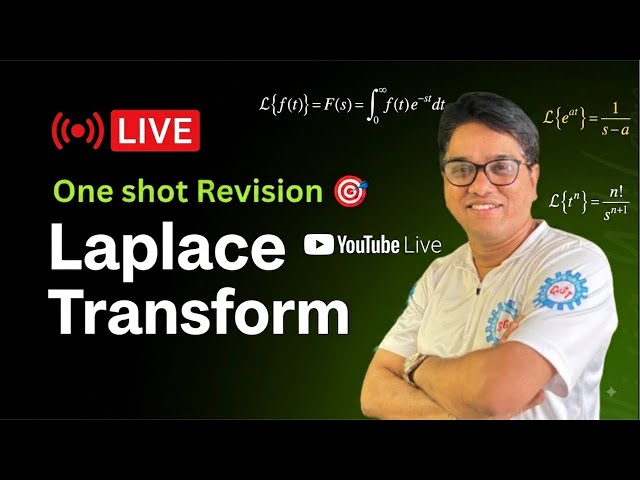 Complete Laplace Transform One Shot Revision 🔴 LIVE | Formulas, Tricks & Important Questions
