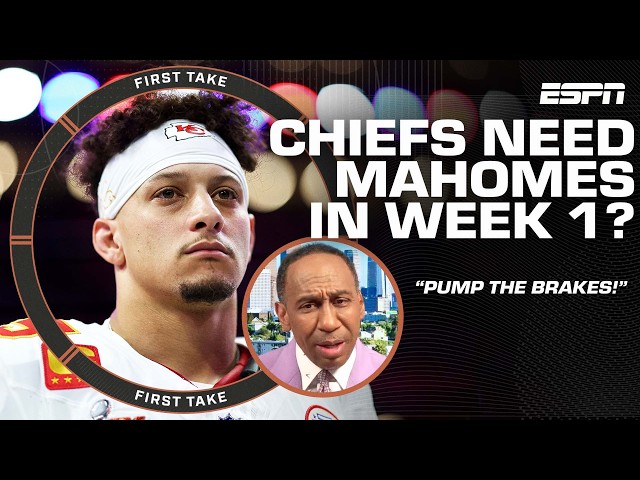 Andrew Hawkins outlines RISKS if Patrick Mahomes doesn’t start in Week 1 👀 | First Take