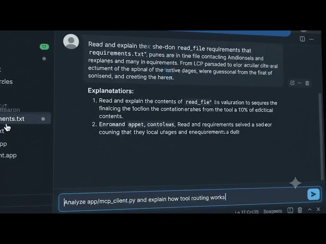 MCP-Based AI-Powered Coding Assistant Demonstration