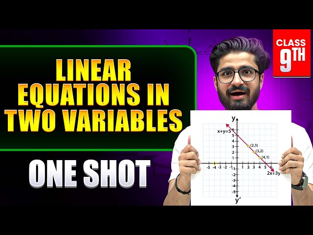Linear Equation In Two Variables in One Shot | Class 9 MATHS Chapter 4 | Ritik Mishra
